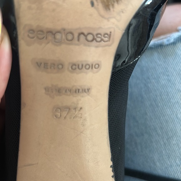 Sergio Rossi Patent Leather Ankle Boots 37 - Picture 2 of 9